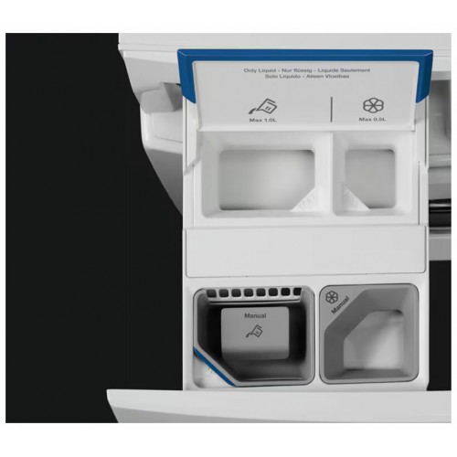Стиральная машина Electrolux EW8F5417ACE (с английской панелью управления) (белый) 1