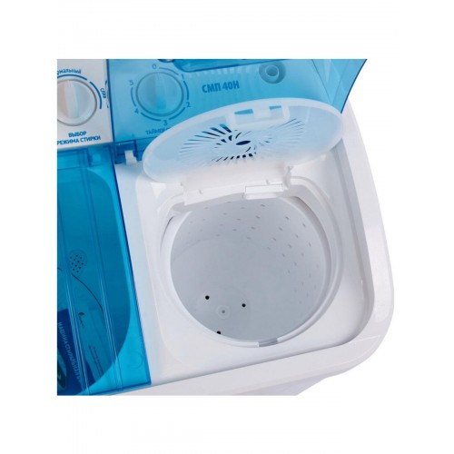 Стиральная машина Фея СМП 40НС (прозрачная крышка) (белый/голубой) 1