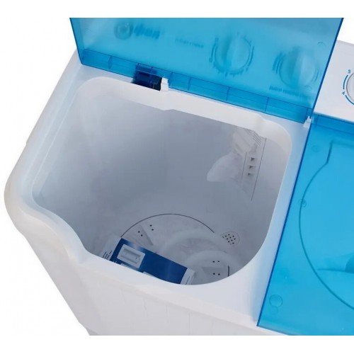 Стиральная машина ФЕЯ СМП 50НС (прозрачная крышка) (белый/синий) 4