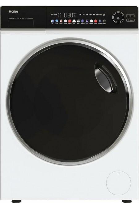 Стиральная машина Haier HW105-BP14336 (белый/черный люк) 