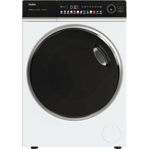 Стиральная машина Haier HW105-BP14336 (белый/черный люк) 