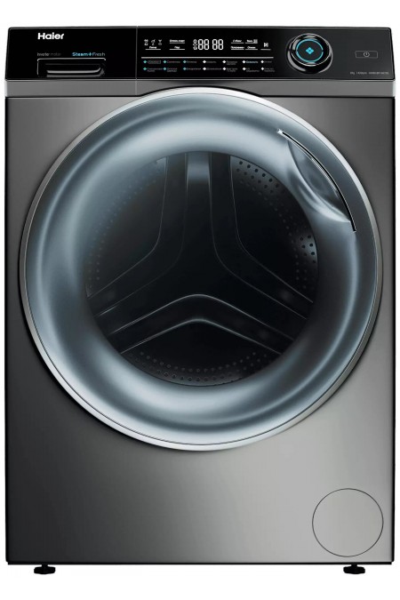 Стиральная машина Haier HW80-BP14979S (серебристый/черный люк) 