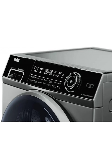 Стиральная машина Haier HW80-BP14979S (серебристый/черный люк) 2