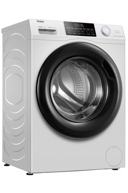 Стиральная машина Haier HW90-BP14959 (белый/черный люк) 1