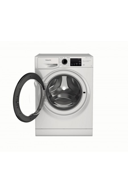 Стиральная машина Hotpoint-Ariston NSB 6039 K VE RU (белый/черный люк) 1
