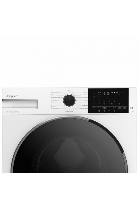 Стиральная машина Hotpoint-Ariston WH 9490 VWX (белый/черный люк) 4