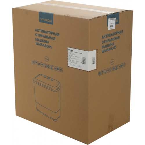 Стиральная машина Hyundai WMSA5305 (белый) 3