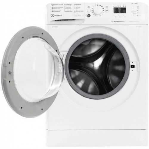Стиральная машина INDESIT BWSA 6109 WSV RU (белый/серебристый люк) 2