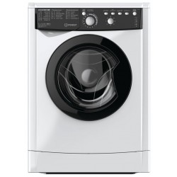 Стиральная машина INDESIT EWSB 5085 BK (белый/черный люк)
