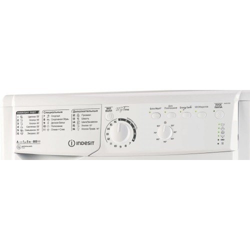 Стиральная машина INDESIT EWSB 5085 CIS (белый) 1