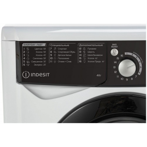 Стиральная машина INDESIT EWUD 4105 BK CIS (белый) 3