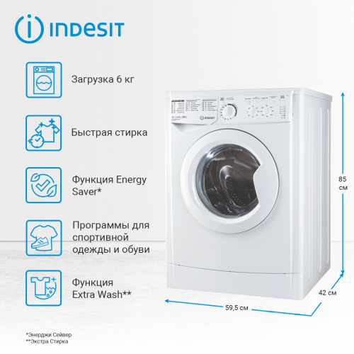 Стиральная машина INDESIT MSC 615 (белый) 6