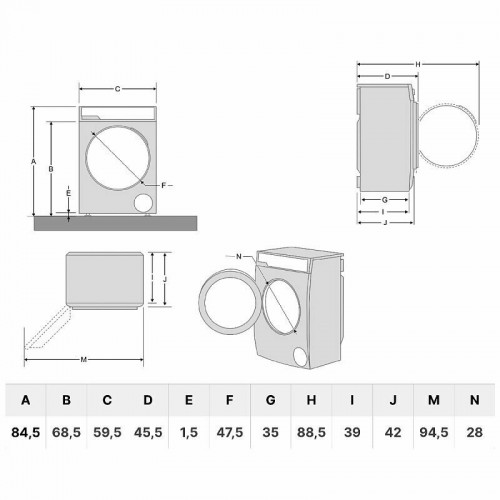 Стиральная машина KORTING KWM 40B1060 (белый) 3