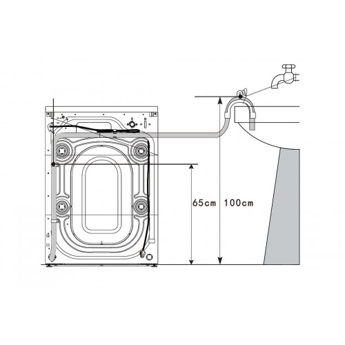 Стиральная машина Korting KWM 50IM140 (белый) 1