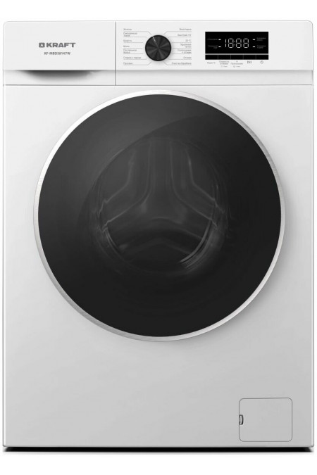Стиральная машина Kraft KF-MBDS8147W (белый/черный люк) 