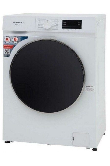 Стиральная машина Kraft KF-MBDS8147W (белый/черный люк) 3