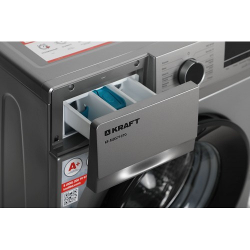 Стиральная машина Kraft KF-MDS7107G (серебристый) 3