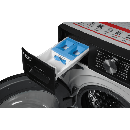 Стиральная машина Kraft Technology TCH-HD8586SW (белый/черный люк) 1