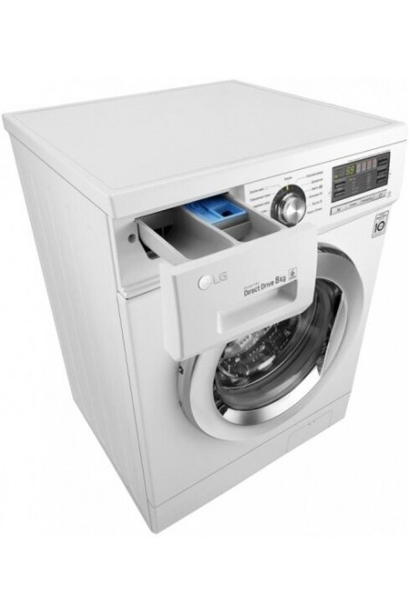 Стиральная машина LG F 1096 TD3 (белый/серебристый люк) 5