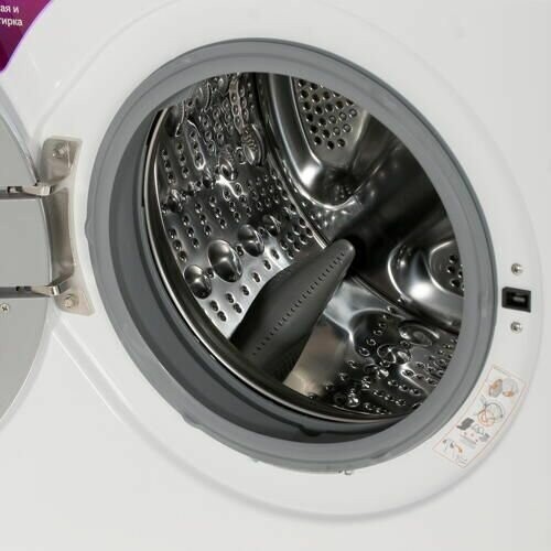 Стиральная машина LG F 1096 TD3 (белый/серебристый люк) 9