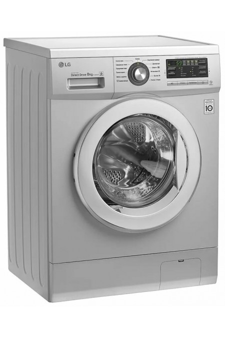 Стиральная машина LG F1296TD4 (серебристый) 1