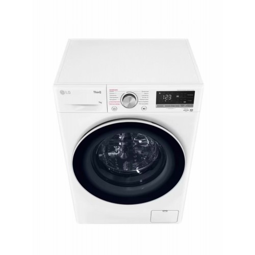 Стиральная машина LG F2V5HS0W (белый/черный люк) 1