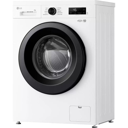 Стиральная машина LG F2Y1NS6W (белый/черный люк) 1