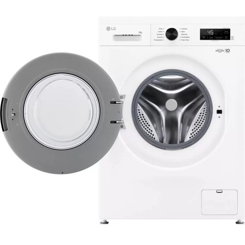 Стиральная машина LG F2Y1NS6W (белый/черный люк) 5