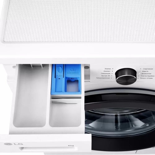 Стиральная машина LG F2Y1NS6W (белый/черный люк) 8
