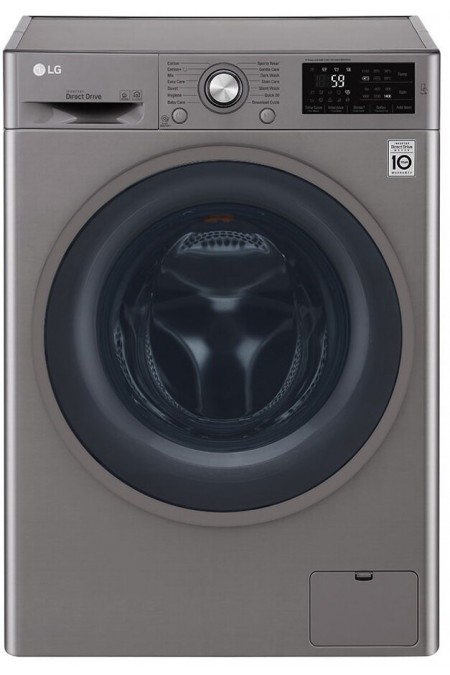 Стиральная машина LG F4J6TNP8S (серебристый) 