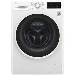 Стиральная машина LG F4J6TNPOW (белый/черный люк)