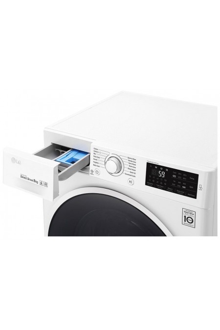 Стиральная машина LG F4J6TNPOW (белый/черный люк) 5
