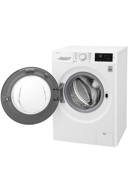 Стиральная машина LG F4J6TNPOW (белый/черный люк) 7