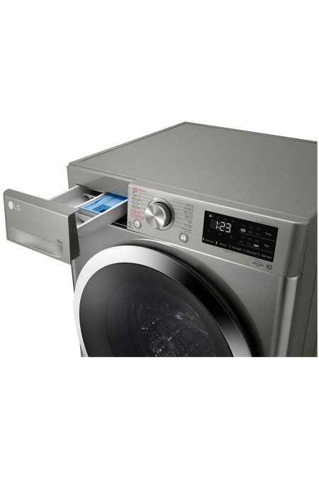 Стиральная машина LG F4R6VYGCP (серебристый) 5