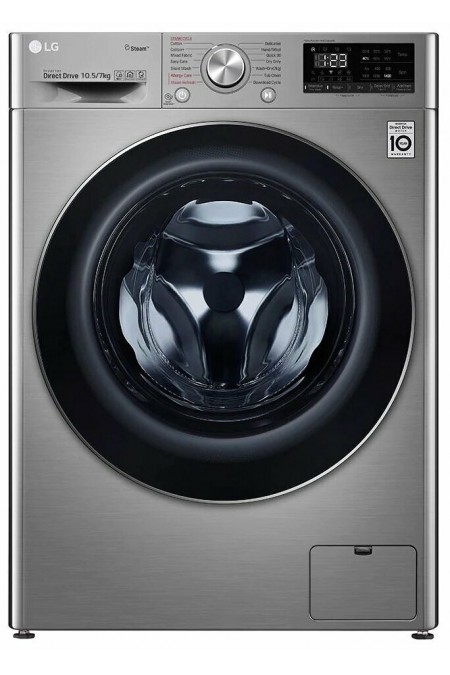 Стиральная машина LG F4V5RGP2T (серебристый) 