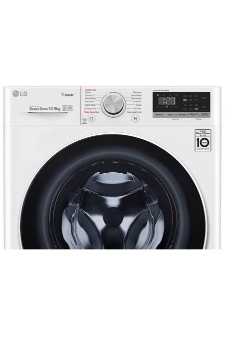 Стиральная машина LG F4V5RYPOW (белый/черный люк) 3