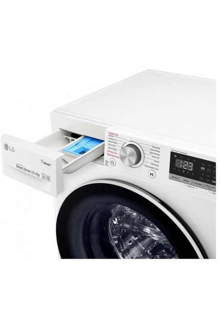 Стиральная машина LG F4V5RYPOW (белый/черный люк) 4