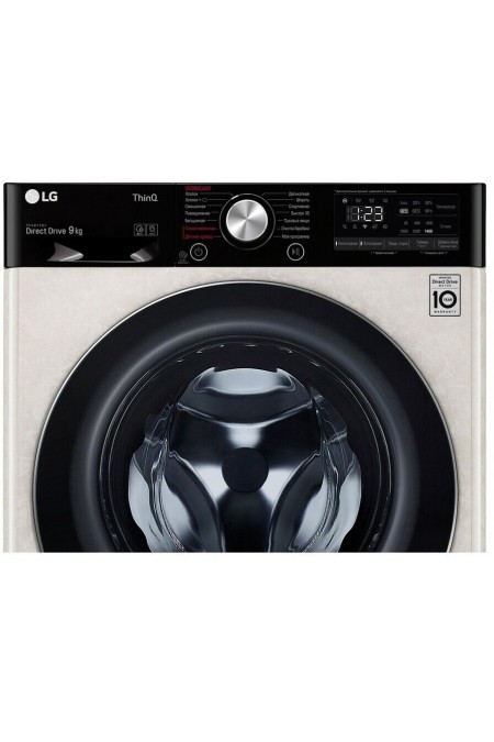 Стиральная машина LG F4V5VS9B (бежевый) 1