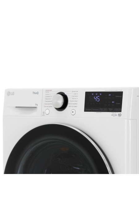 Стиральная машина LG F4V9VS9W (белый/черный люк) 5