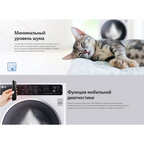Стиральная машина LG Steam F2J3HS0W (белый) 7