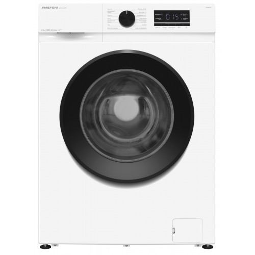 Стиральная машина MAUNFELD MFWM106IWHT (белый/черный люк) 7