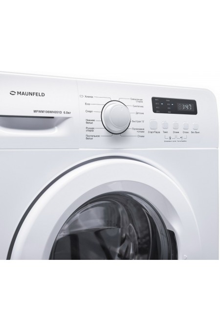 Стиральная машина Maunfeld MFWM106WH051D (белый) 3