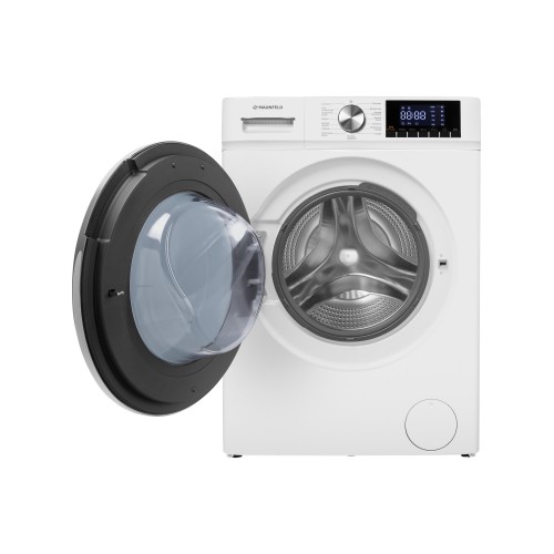 Стиральная машина Maunfeld MFWM127IWH02 (белый/черный люк) 1