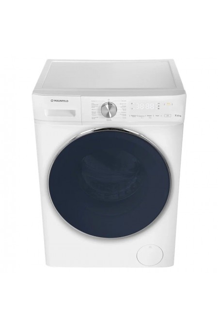 Стиральная машина Maunfeld MFWM127IWH053 (белый/черный люк) 2