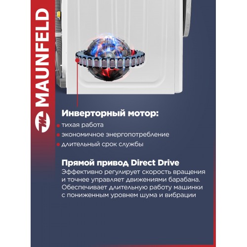 Стиральная машина Maunfeld MFWM129WH05 (белый) 2