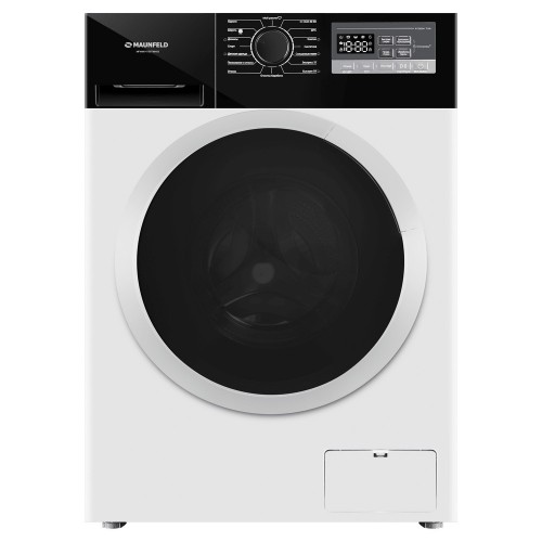 Стиральная машина Maunfeld MFWM1410STWH03 (белый/черный люк) 