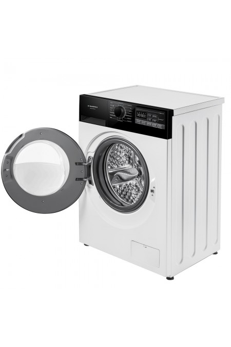 Стиральная машина Maunfeld MFWM1410STWH03 (белый/черный люк) 2