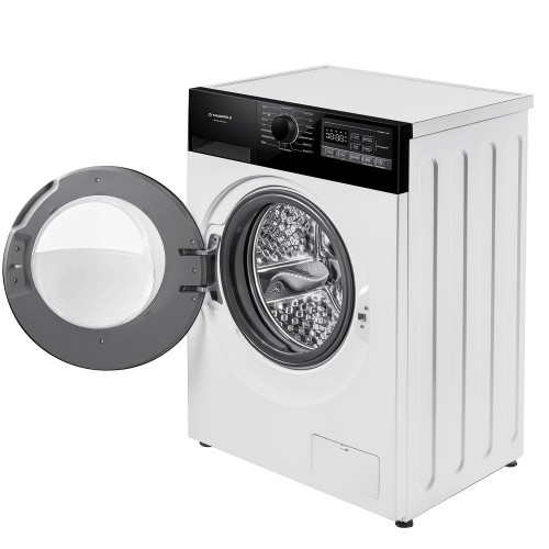 Стиральная машина Maunfeld MFWM1410STWH03 (белый/черный люк) 2