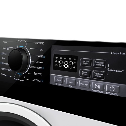 Стиральная машина Maunfeld MFWM1410STWH03 (белый/черный люк) 4