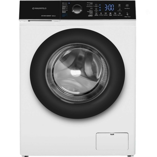 Стиральная машина MAUNFELD MFWM148IWHT (белый/черный люк) 
